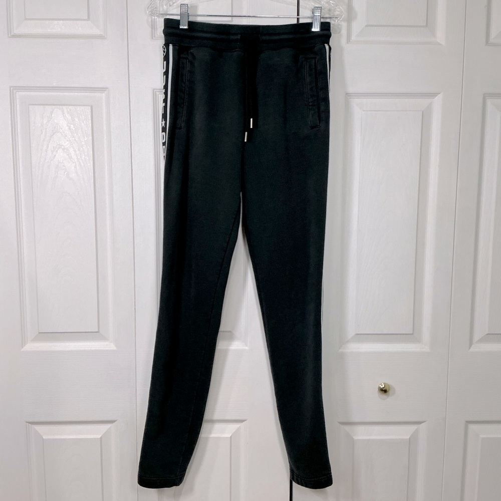 🩷 Just Don All City Black and White Sweatpants - Small